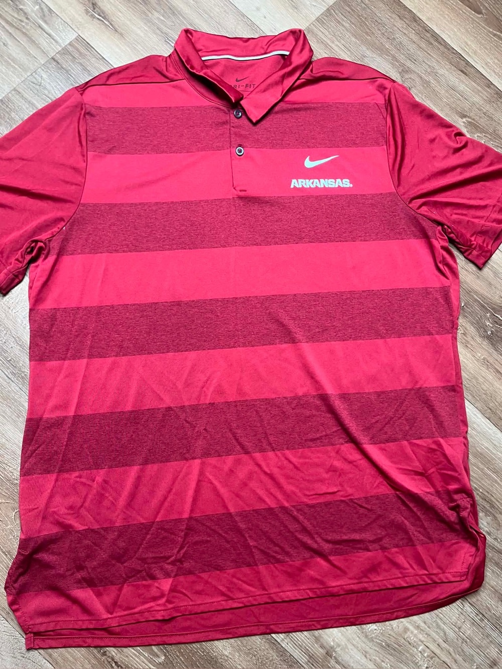 Nike Washington State Cougars Polo Shirt Men XLarge Red Dri-FIT Athleisure Sport